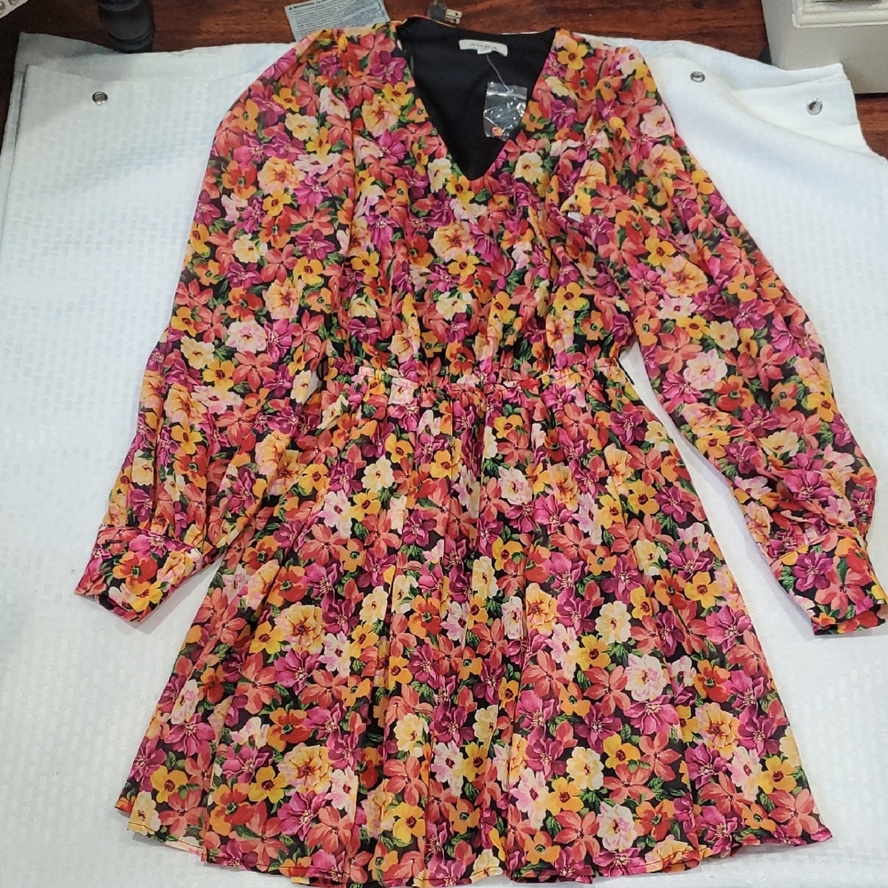 Aura Pink and Orange Barbicore Dress - Picture 10 of 15